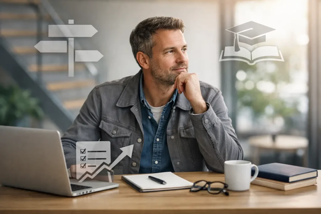 Weiterbildung während Arbeitslosigkeit planen
