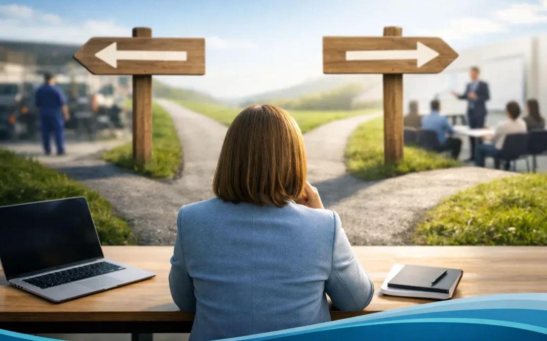 Sich für Umschulung oder Weiterbildung entscheiden